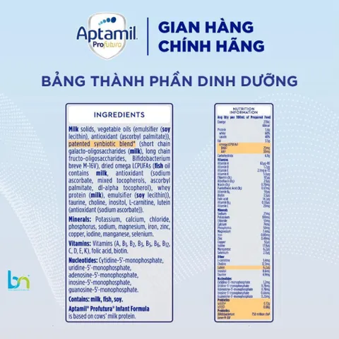 [Combo 2 Lon] Sữa Bột Aptamil Profutura Úc Mẫu Mới Synbiotic DHA Hỗ Trợ Tiêu Hóa Cho Bé Lon 800g