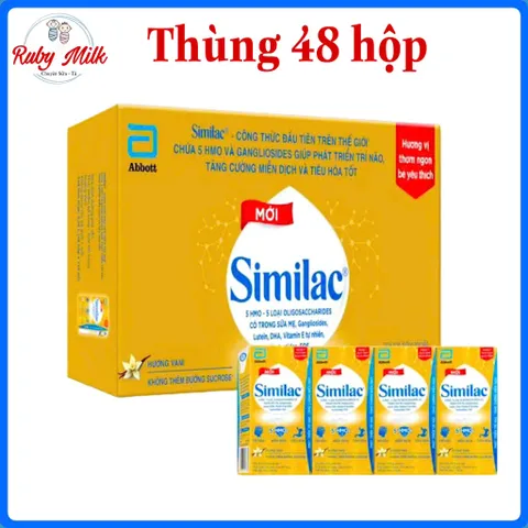 Thùng 48 hộp Sữa bột pha sẵn Similac IQ 110m/180ml