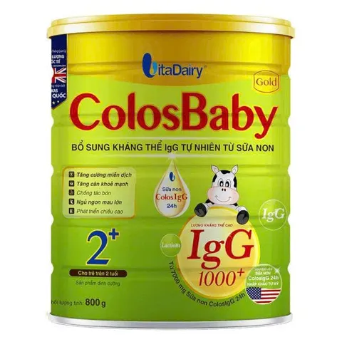 Sữa bột ColosBaBy Gold Lon 800g Đủ Số Cho Bé