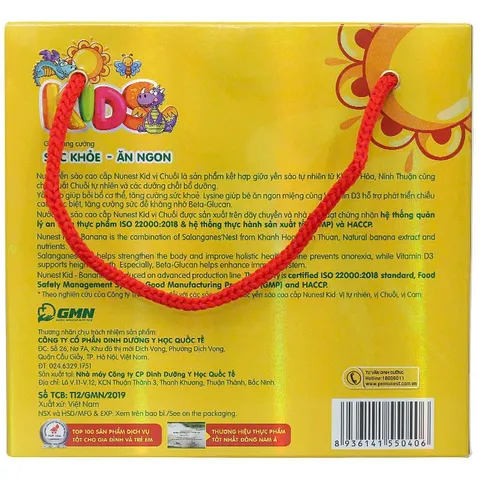 Lốc 6 Lọ nước yến sào Nunest Kids 70 ml (từ 6 tháng)