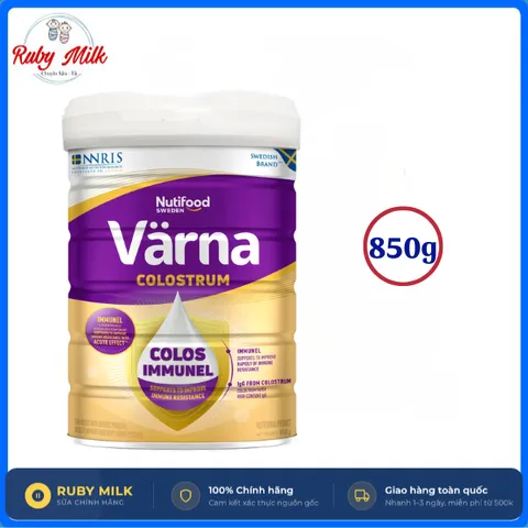 [CHÍNH HÃNG] Sữa bột Varna Colostrum lon 850g - tăng đề kháng bổ sung đầy đủ dinh dưỡng cho người lớn