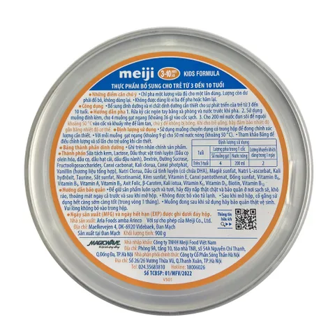 [Combo 2 Lon] Sữa Bột Meiji Kids Formula Nhập Khẩu Chính Hãng Cung Cấp Dưỡng Chất Cho Bé 2 -6 Tuổi 800g