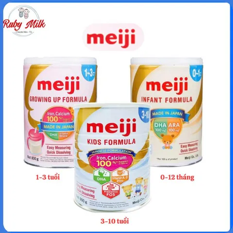 Sữa Bột Meiji Nhập Khẩu Chính Hãng, Đủ Số Cho Bé