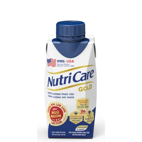 Combo 6 Hộp dùng thử Sữa Pha Sẵn NUTRICARE GOLD 200ML - Giúp Ngủ Ngon Hỗ Trợ Tim Mạch Cơ Xương Khớp Dễ Hấp Thụ Tiêu Hoá