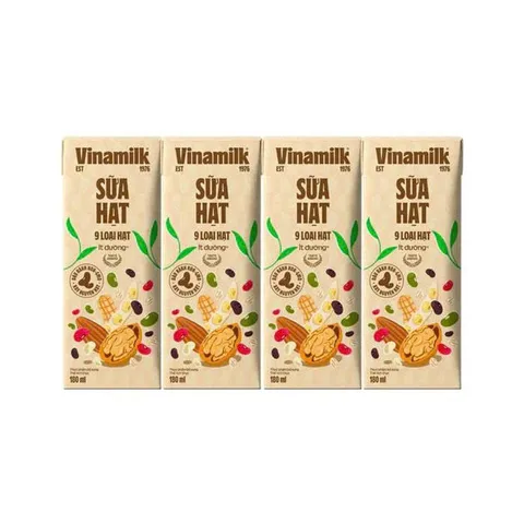 Thùng 24 Hộp Sữa 9 loại hạt Vinamilk Super Nut 180ml ít đường