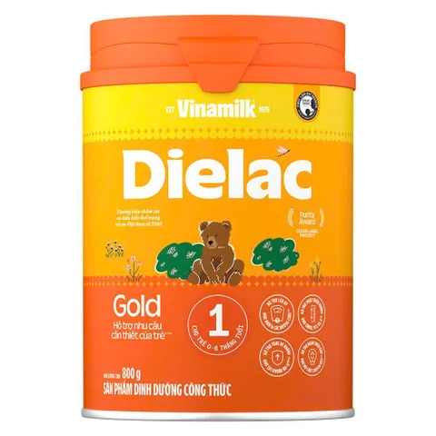 Sữa Bột Dielac Alpha Gold 1 Lon 800g (Cho Trẻ Từ 0 - 6 Tháng)