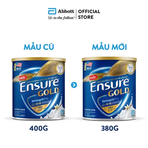 Sữa Bột Ensure Gold Hương Vani Lon 380g