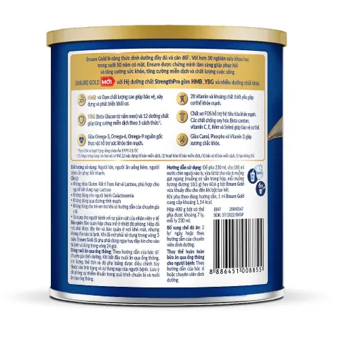 Sữa Bột Ensure Gold Hương Vani Lon 380g