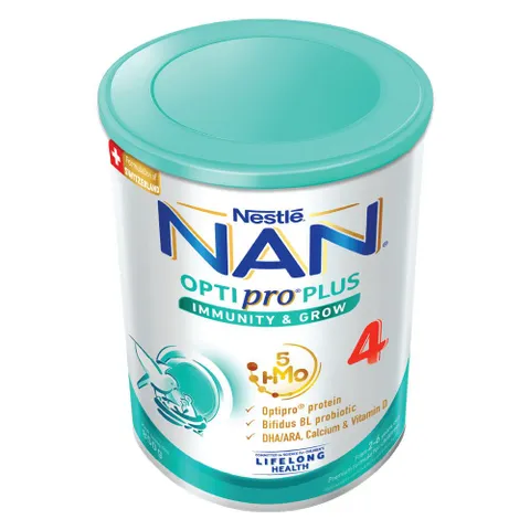 Sữa Nan Optipro Plus 4 Lon 800g (Cho bé 2 - 6 tuổi)