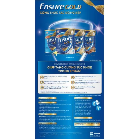 Combo 2 Lốc Sữa pha sẵn Ensure Orginal 237ml (12 chai)