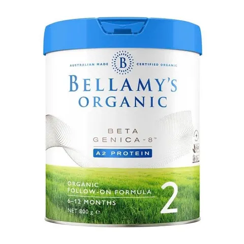Sữa Bột Bellamy Organic 8HMO Classic Úc Số 1 2 3 4 Lon 800g 900g Đạm A1 A2