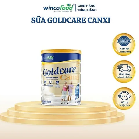 Combo 2 Lon Sữa Bột Wincofood Goldcare Canxi lon 850g