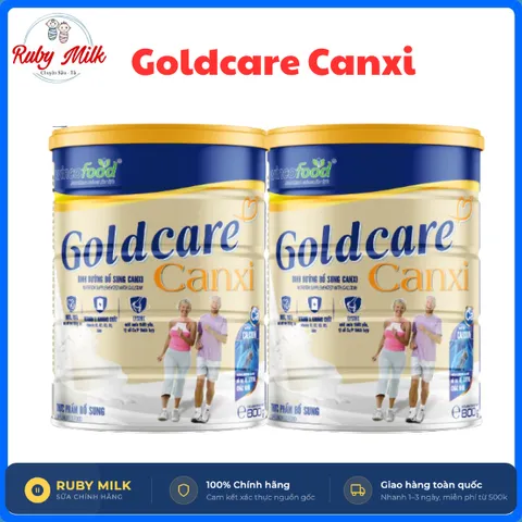 Combo 2 Lon Sữa Bột Wincofood Goldcare Canxi lon 850g