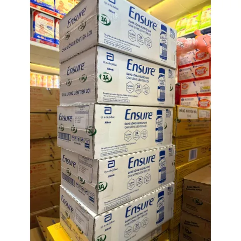 Thùng Sữa pha sẵn Ensure Original 237ml (Thùng 24 chai)