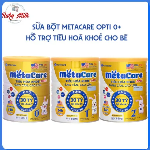 Sữa Bột Metacare Opti Vàng Lon 800g - Đủ Số Cho Bé