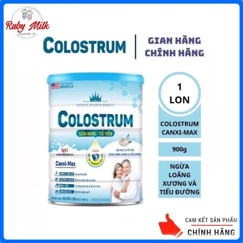 SỮA BỘT COLOSTRUM CANXI MAX LON 900G - SỮA NON TỔ YẾN