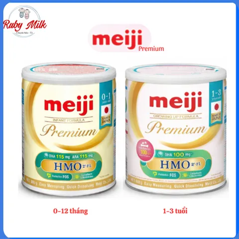 Sữa Bột Meiji Premium Lon 800g  - Sữa mới vị thanh nhạt dễ uống