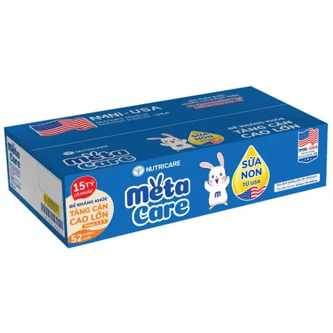 Thùng Sữa Bột Pha Sẵn Metacare Opti ,Eco 110ml/180ml