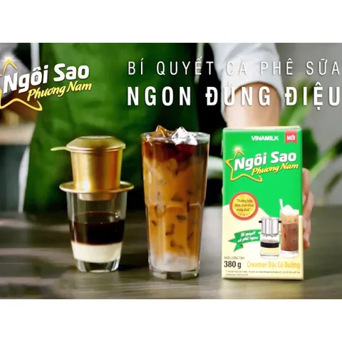 Combo 2 hộp Sữa đặc Ngôi sao Phương Nam Xanh lá hộp 380g