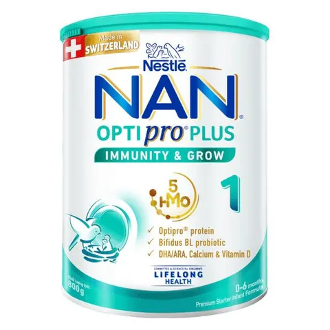 Sữa Nan Optipro PLUS Số 1 Lon 800g (Cho bé 0 - 6 Tháng)