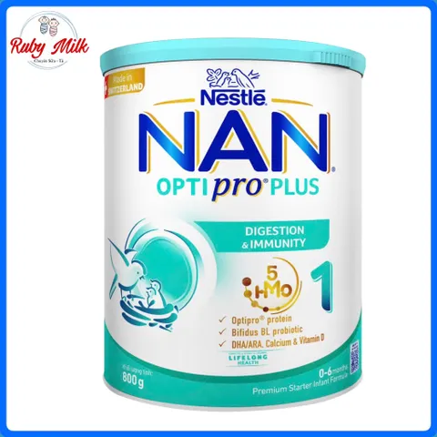 Sữa Nan Optipro PLUS Số 1 Lon 800g (Cho bé 0 - 6 Tháng)