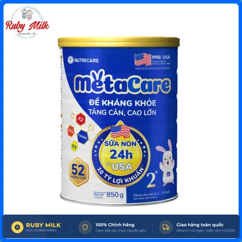 Sữa Bột Nutricare Metacare Opti tiêu hóa/đề kháng Lon 800g