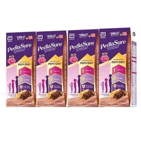 Combo 3 Lốc Sữa Pha Sẵn Pediasure Socola 180ml ( 12 Hộp)