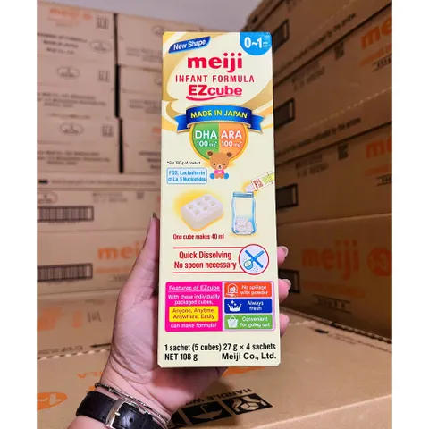 Sữa Meiji Infant Formula Hộp 4 Thanh 108g (Cho bé 0-12 tháng)