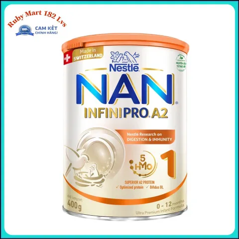 Sữa NAN INFINIPRO A2 số 1 400g (0-12 tháng tuổi)