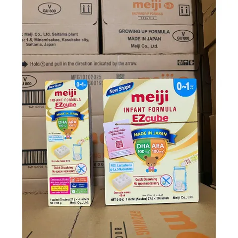 Sữa Meiji Infant Formula Hộp 4 Thanh 108g (Cho bé 0-12 tháng)