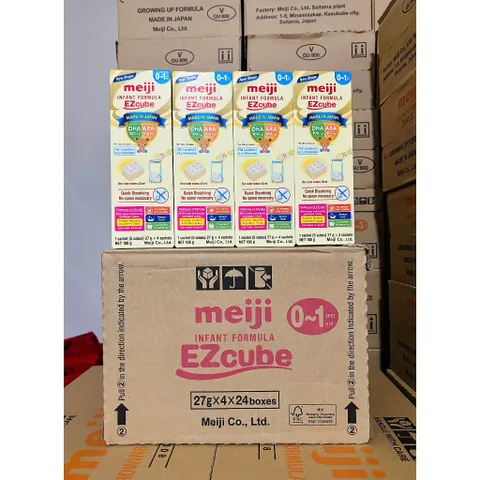Sữa Meiji Infant Formula Hộp 4 Thanh 108g (Cho bé 0-12 tháng)