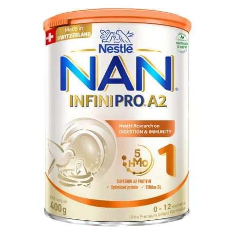 Sữa NAN INFINIPRO A2 số 1 400g (0-12 tháng tuổi)