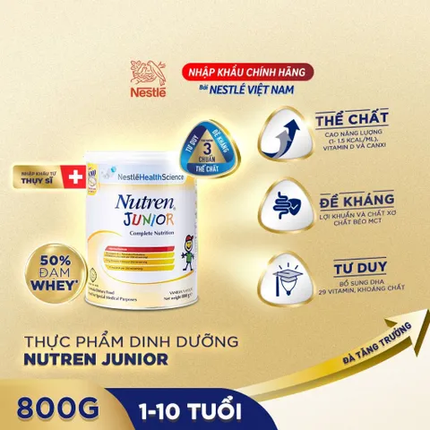 SỮA BỘT NUTREN JUNIOR LON 800g