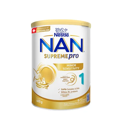 Sữa Bột NAN SUPREME PRO số 1 Lon 400g - Cho bé 0 - 12 Tháng