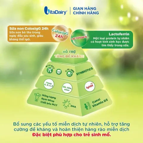 Sữa Bột Colosbaby Lactoferrin Lon 800g - Tăng Cường Đề Kháng - Cho Bé Sinh Mổ