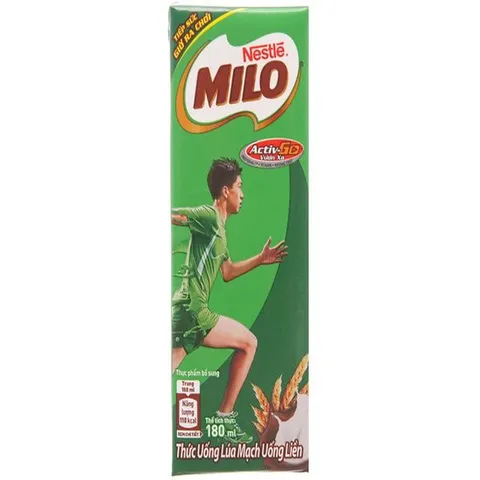 Thùng 48 Hộp Sữa MILO lúa mạch 180ml