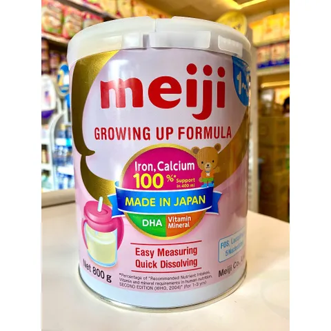 Sữa Bột Meiji Nhập Khẩu Số 1 Lon 800g (Cho bé 12-36 tháng)