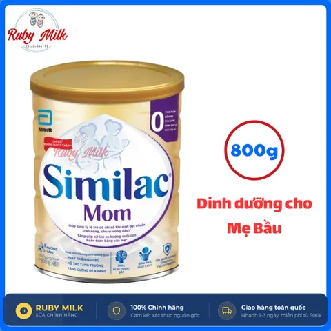 Sữa bầu Similac Mom Lon 800g Hương Vani