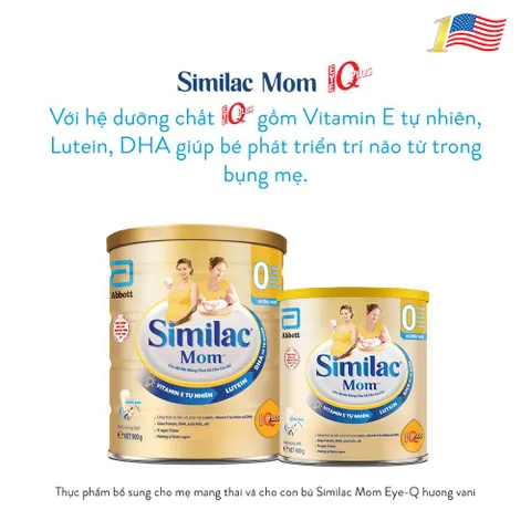 Sữa bầu Similac Mom Lon 800g Hương Vani