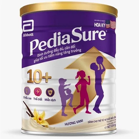 Sữa Bột Pediasure 10+ Hương Vani Lon 800g (Cho bé từ 10 tuổi trở lên)