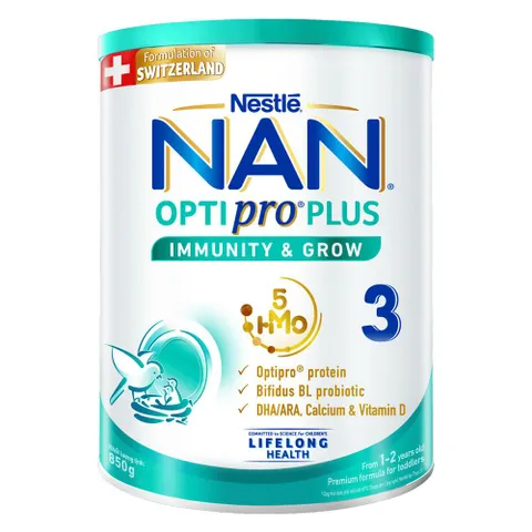 Sữa Nan Optipro PLUS 3 Lon 800g Cho bé 1-2 tuổi
