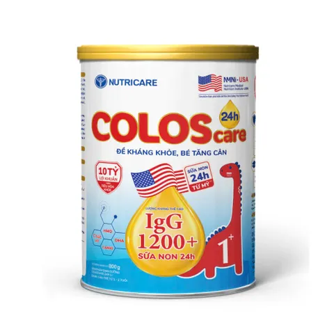 Combo 2 Lon Sữa bột Nutricare ColosCare Đủ Số Lon 800g - Đề Kháng Khỏe, Bé Tăng Cân