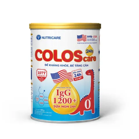Combo 2 Lon Sữa bột Nutricare ColosCare Đủ Số Lon 800g - Đề Kháng Khỏe, Bé Tăng Cân