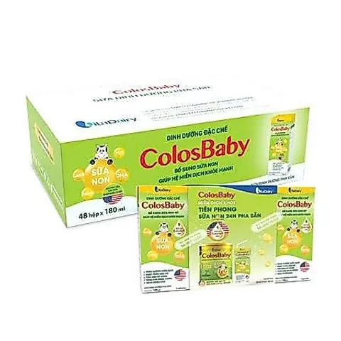 Lốc 4 Hộp Sữa Pha Sẵn Colosbaby Gold 110ml/180ml (Cho bé trên 1 tuổi)