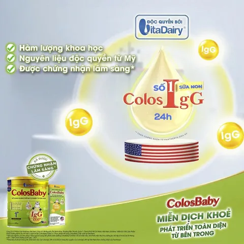 Combo 2 Lon Sữa bột ColosBaBy Gold Lon 800g Đủ Số Cho Bé