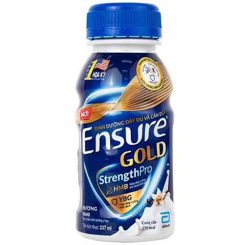 Thùng Sữa pha sẵn Ensure Gold 237ml (Thùng 24 chai)
