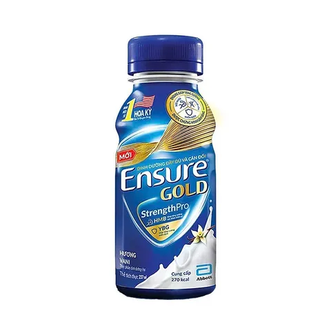 Thùng Sữa pha sẵn Ensure Gold 237ml (Thùng 24 chai)