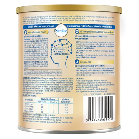 Sữa Similac Số 0+ Lon 380g (0-12 tháng)