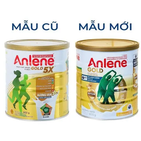Sữa bột Anlene Gold 5X Hương Vani 800g