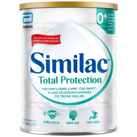Sữa Similac Total Protection 0+ Lon 800g (0 -12 tháng tuổi)